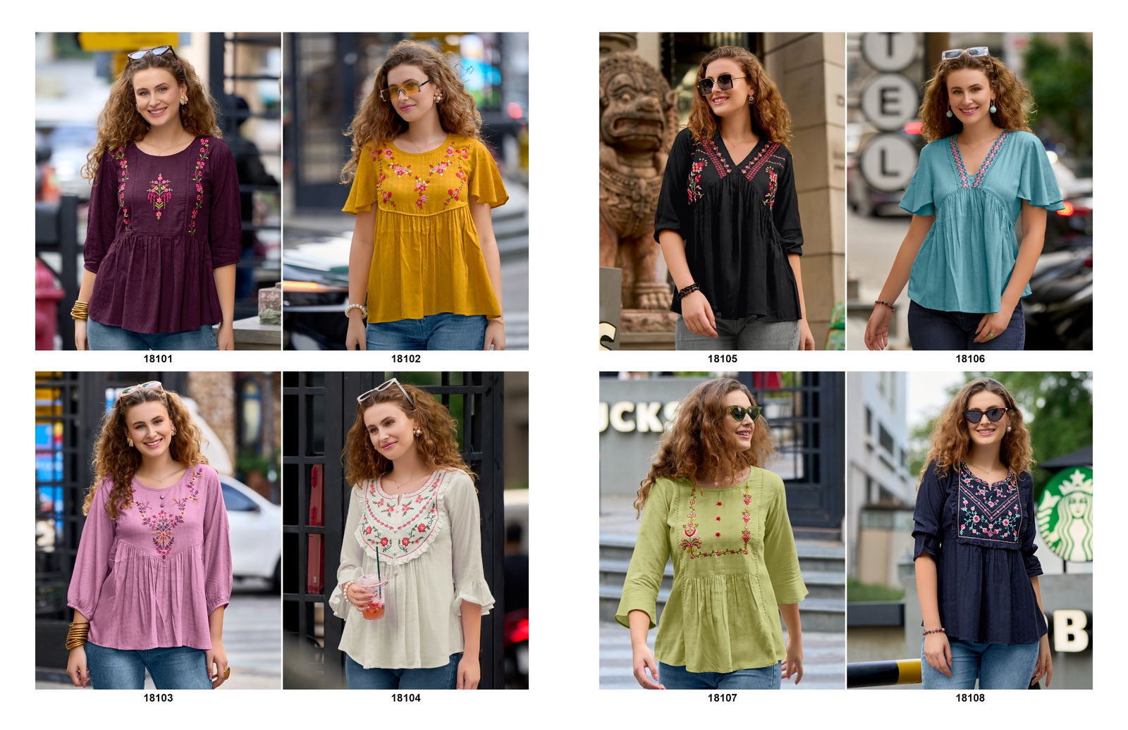 Melody Vol 4 By Lily And Lali Exclusive Summer Special Wester Top Wholesalers In India
